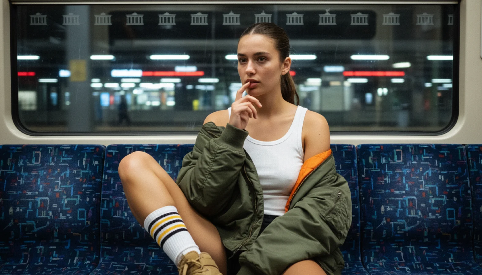 Urban Subway Snapshot - Realistic AI Model